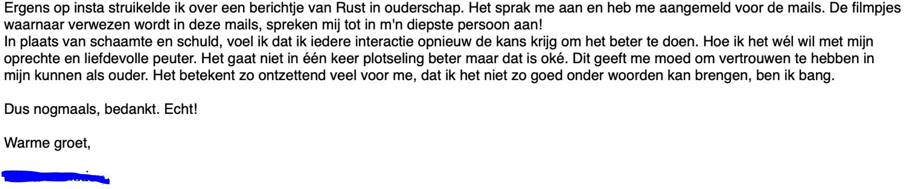 review mails