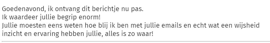 Review mailtjes december 2021