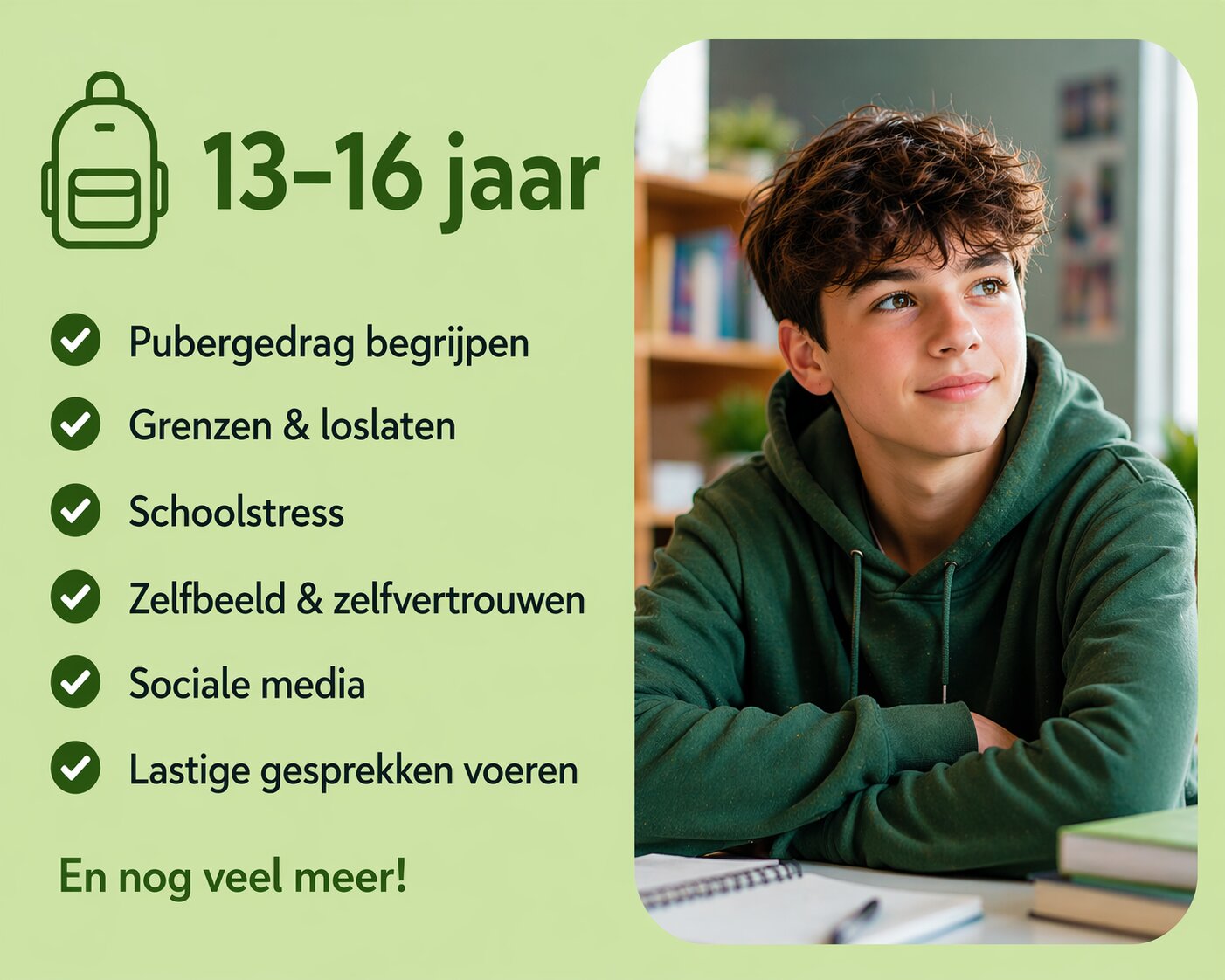 13-16 jaar
