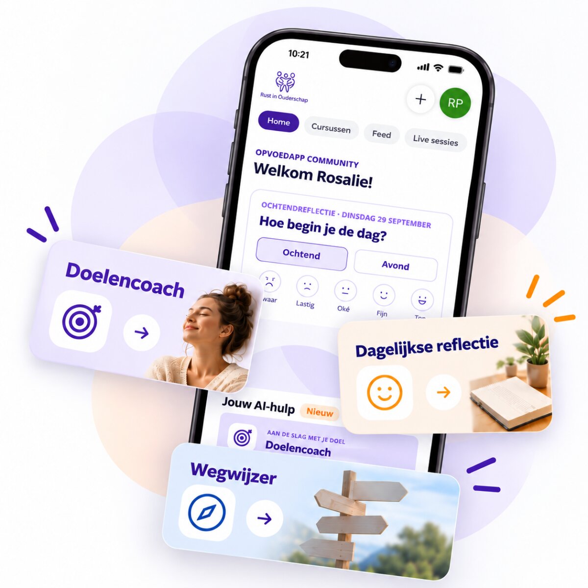 Nieuwe functies in de OpvoedApp: Doelencoach, dagelijkse reflectie en Wegwijzer